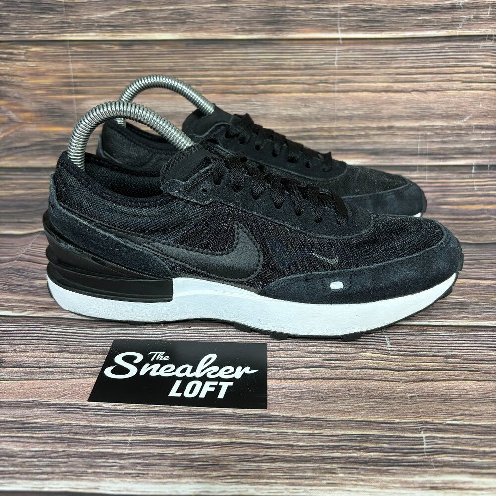 Nike Waffle One Women's Black Athletic Shoes